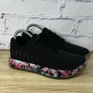 NOBULL Outwork Trainer Midnight Palm Black Sneakers Women's 7 Crossfit Shoes